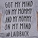 Newborn Baby GOT My Mind ON My Mommy Funny Bodysuits Rompers Outfits(A-Gray,0-3M)