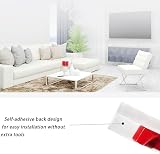 Zayejod 2M White Self Adhesive PVC Carpet Edge Threshold Strip 30mm Wide 4mm view 4