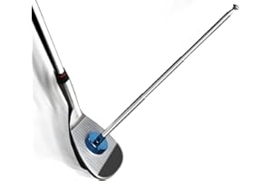 JUNNEE Golf Alignment Rods, 7 Length Adjustments - Golf Alignment Stick Corrector Lie Angle Tool, Golf Swing Training Aids Aiming Stick - Golf Club Face Aim, Visualize and Align Your Golf Shot