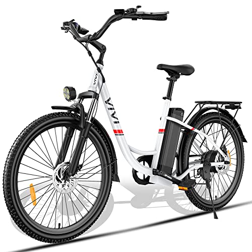 Vivi Electric Bike, 26/20 Inch Electric Bicycle for Adults, 500W EBike