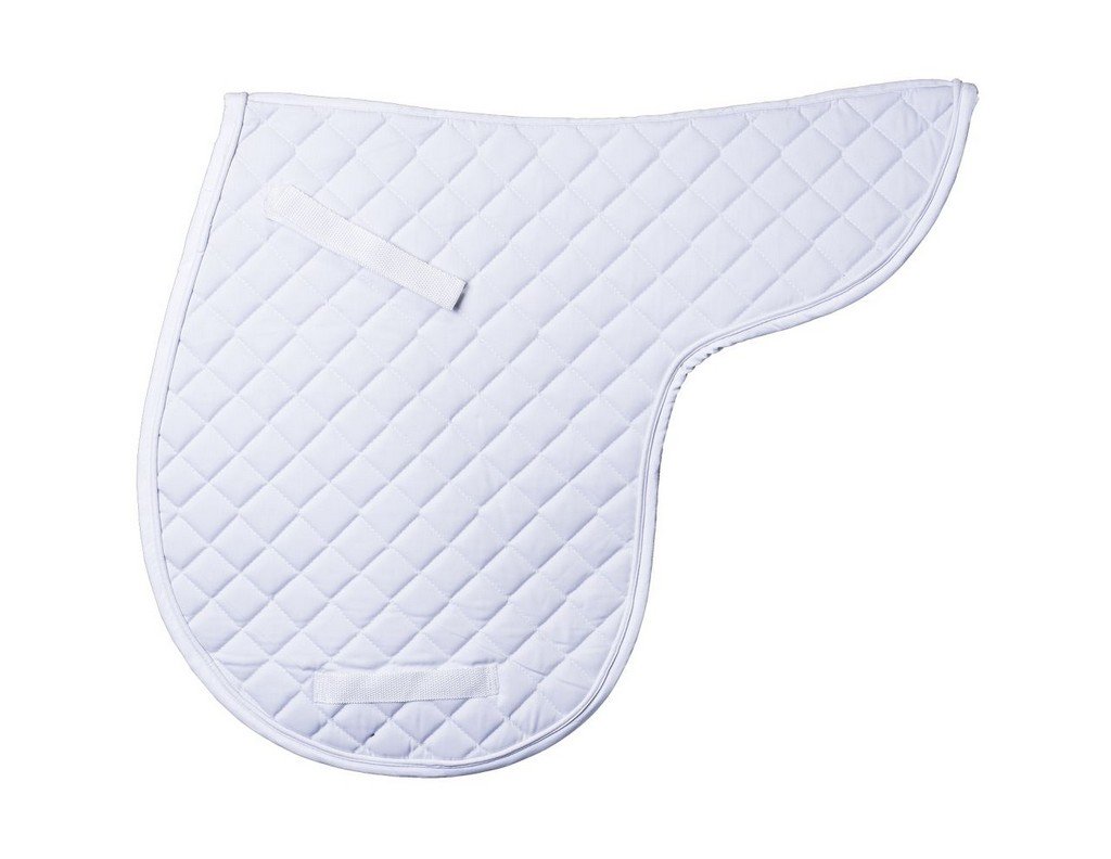 安いそれに目立つ 鞍アクセサリー Quilted Equiroyal Contour英語サドルパッド B00m87owny ホワイト 人気top Www Dicksonhatfield Com