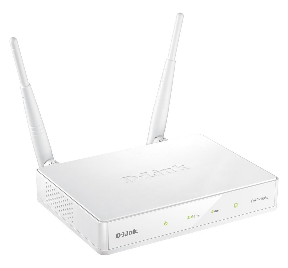 D-Link DAP-1665 - Repetidor/amplificador extensor de red WiFi AC 1200 (1 puerto LAN Gigabit 10/100/1000 Mbps, 2 antenas externas extraíbles,...