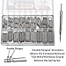 EZTool Spring Bar Pins; Durable 1.8mm, 8-25mm Rustproof. Perfect Fit Every Time + FREE Removal Tool