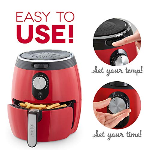 Dash Deluxe Electric Air Fryer + Oven Cooker with Temperature Control