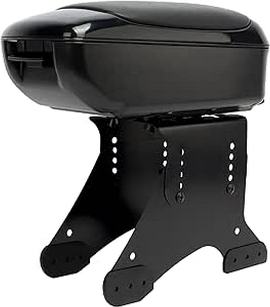 Bc Corona Universal Armrest Indy Black with Storage Compartment and Cup Holder Única