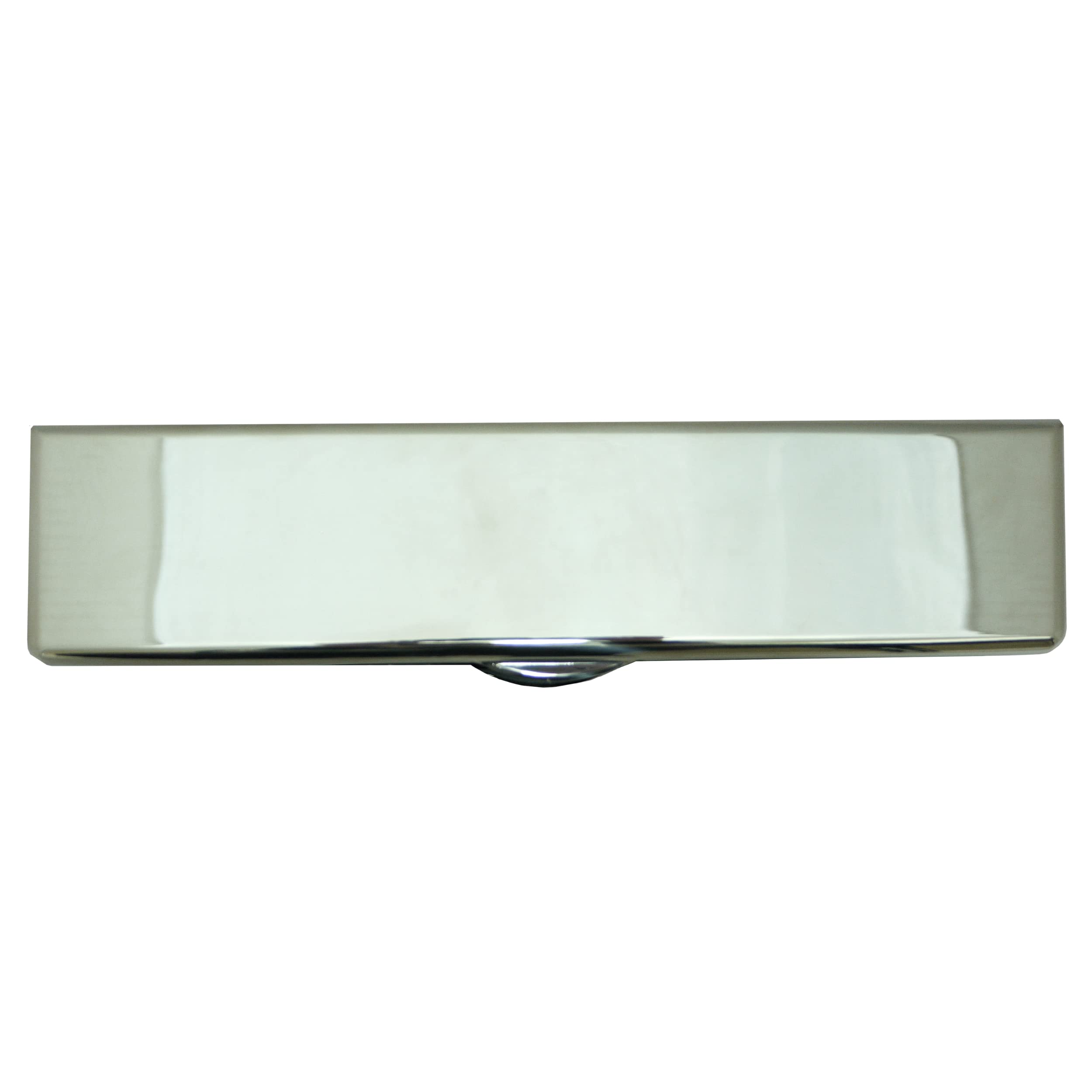 UAP 12 Inch iPlate Letter Box with Anti-Vandal Flap & Brushes - Draught Proof, Post Box for Wooden & uPVC Doors (24-80mm) - Weather-Resistant, Secure Letterplate Design (Mirror Polished)