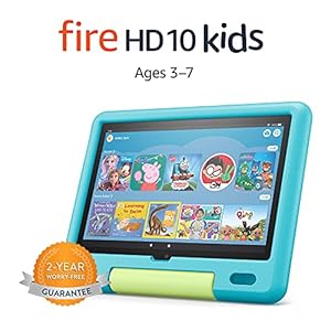 All-new-Fire-HD-10-Kids-tablet-for-ages-37-101-1080p-Full-HD-32-GB-Aquamarine-Kid-Proof-Case Fire HD 10 Kids tablet | for ages 3–7 | 10.1", 1080p Full HD, 32 GB | Aquamarine Kid-Proof Case