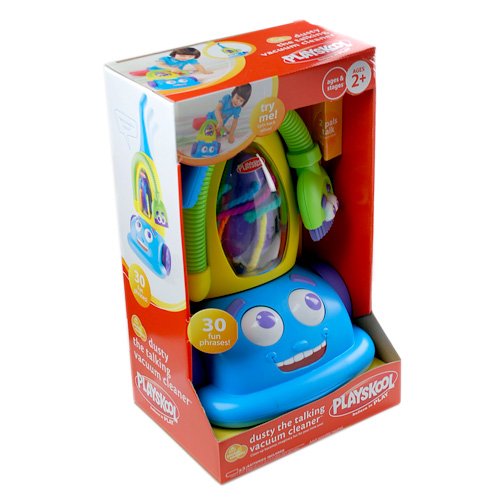 Hasbro Sturdy Playskool Rolling Crew Dusty the Talking Vacuum Cleaner