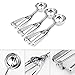 Ice Cream Scoop - 3 PCS 18/8 Stainless Steel Cupcake Muffin Dispenser, Teaspoon Set of 3, Cookie Scoops, Coffee Spoon, Ice Cream Spoon with Trigger for Meat Ballers/Potato Mashers/Melon Ballers/Baking