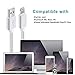 Lightning Cable Nylon Braided Sync and Charging Cable Fast charging Cable 3 pack [ 3 6 10ft] USB to Lightning Cord for Apple iPhone 7/7 Plus/6s plus/6s/6/ 6 plus/5s/5c/5/5 SE, iPad Mini air /iPod