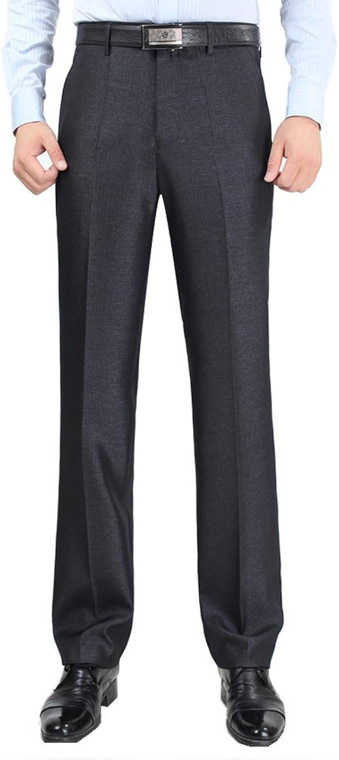 Fallen Winter Herren Anzughose Ohne Bundfalten Grau Slim Fit 30 Amazon De Bekleidung