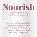 Nourish Leave-In Conditioner, Detangler & Repair Treatment with Coconut Oil for Dry, Damaged Hair | UV Protection | Natural, Vegan, No Sulfates, Phalates or Parabens