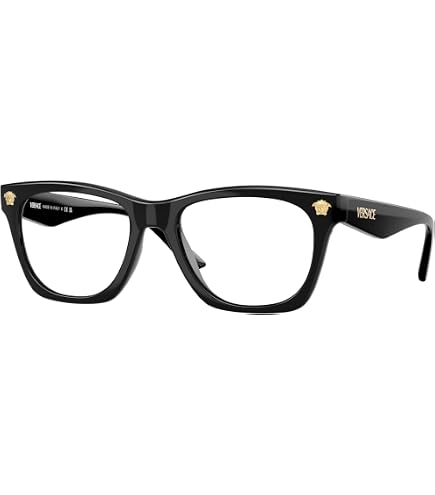 Amazon.com: Versace VE 3341U GB1 Black Plastic Cat-Eye  display picture 3