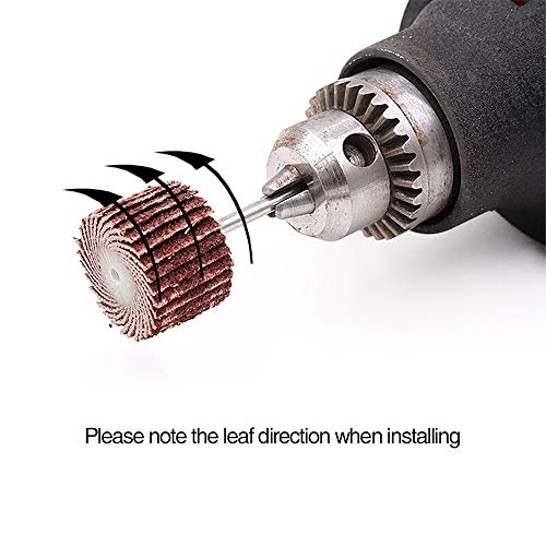 image for Tonsiki 385 Pieces Sanding Drum Kit, Including 360PCS Sanding Sleeves,