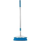 Truvic Scrub Floor Broom with Long Extendable Handle, Random Color