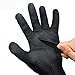 KMBEST Cut Resistant Gloves Stainless Steel Wire Mesh Level 5 Protection Pack of 1 Pair (One Size, Black)