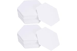 HARFINGTON 200 Count Hexagon Paper Piecing for Quilting, 1-Inch English Paper Piecing Template, Foundation Pieces Patchwork S