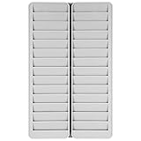 28 Time Card Rack, Badge Rack, Wall Mounted Time