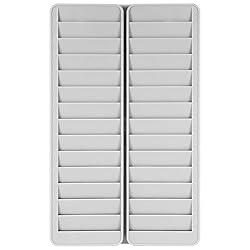 28 Time Card Rack, Badge Rack, Wall Mounted Time