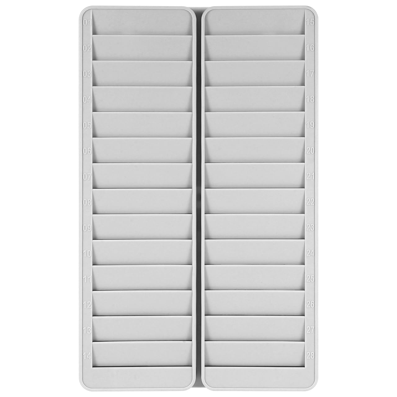 28 Time Card Rack, Badge Rack, Wall Mounted Time
