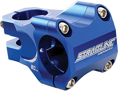 Straitline Components Pinch Clamp Mtn stem, (31.8) 0d x 50mm blue