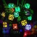 Vmanoo 20 LED String Lights, Solar Powered Fairy String Lights 15.5 Feet with 8 Modes For Christmas Children Room Kids Teepee Tent Holiday Party, Xmas Decorations, Waterproof (Multi-Color)
