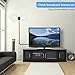 HDTV Antenna, Yosoo 1080P Transparent Digital TV Antenna 50 Mile Range with Detachable Amplifier Signal Booster - Transparent