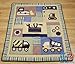 GEENNY Boutique 13 Piece Crib Bedding Set, Baby Boy Constructor