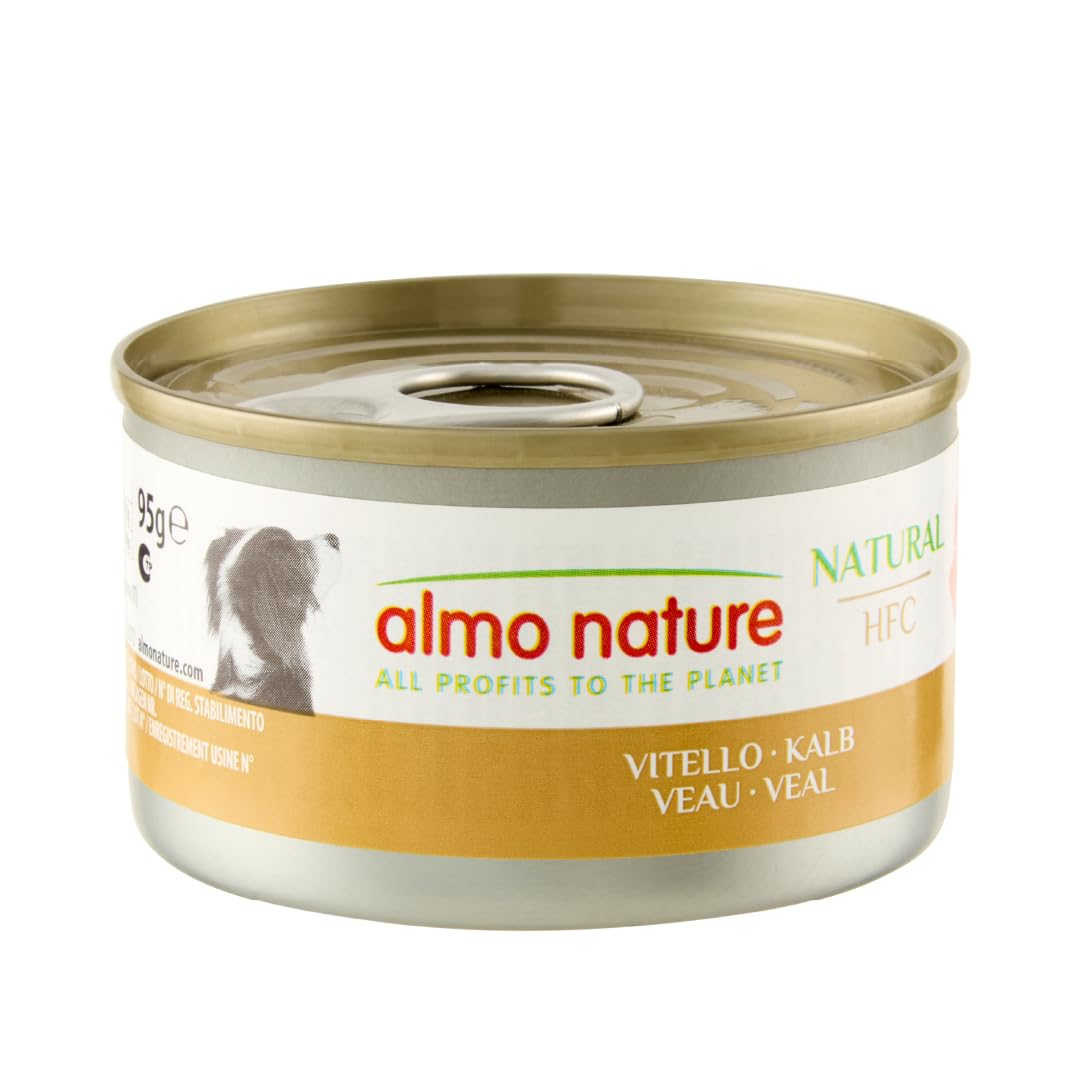 Almo Nature HFC Natural Veal Wet Dog Food, 95 g, Pack of 24
