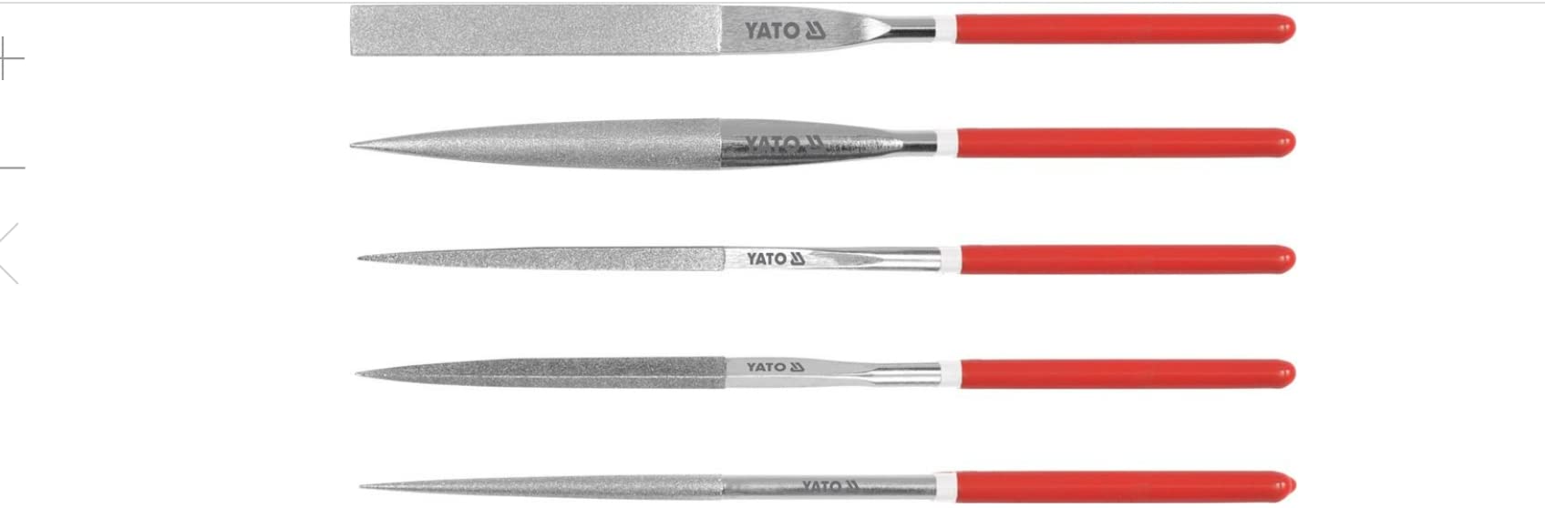 Yato YT-6156 - Diamond Needle File Set 5pcs 5x180x70mm