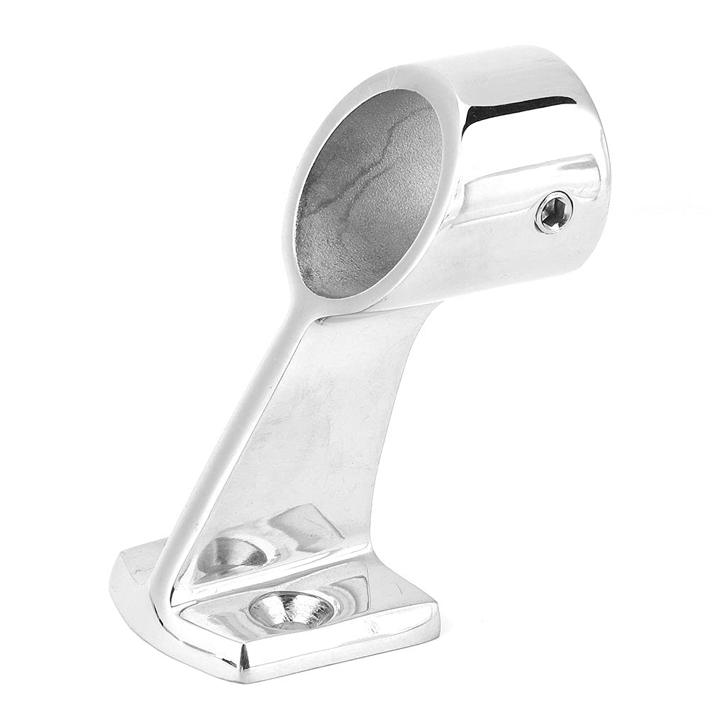 Stainless Steel Boat Handrail Fittings - Durable Deck Hand Rail Bracket with Non-Rust Hardware Accessories for Ships, Yachts, and Kayaks (22MM)