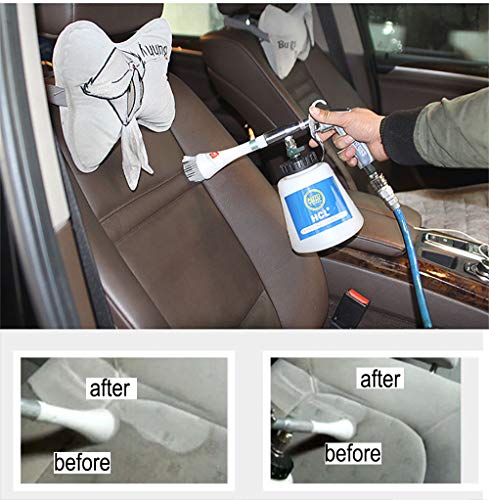 CPROSP Car Cleaning Gun Interior Washing Air Blow Gun Automotive Air Pulse Cleaning Equipment High Pressure Foamaster Nozzle Sprayer with 1L Foam Bottle - Thumbnail 4