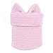 Evelin LEE Newborn Baby Infant Girl Nursery Beanie Hospital Hat with Bow (Pink)