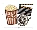 Deco 79 53270 Metal Movie Wall Decor, 28