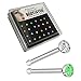 BodyJ4You 24PCS Nose Ring Bone Stud Pin Round Mix CZ 20G Stainless Steel Nostril Piercing Jewelry