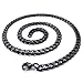 jonline24h Mens Stainless Steel Necklace Chain 18-30inches Black 6.5mm(20)