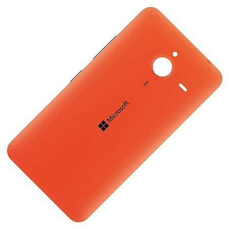 Microsoft Lumia 640 XL LTE original Akkudeckel orange inklusive Ein/Aus und Laut/Leise Taste