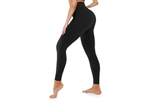 we fleece High Waisted Leggings for Women-Womens Black Workout Leggings Running Tummy Control Compression Pants