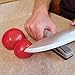Top Cutz Knife Sharpener, 3 in 1 Sharpening Tool, Best New Design, Includes 8 Honing Wheels for a Sharp Edge, Built in Coarse Sharpening Stone to Repair Damaged Blades, Special Slot for Scissors