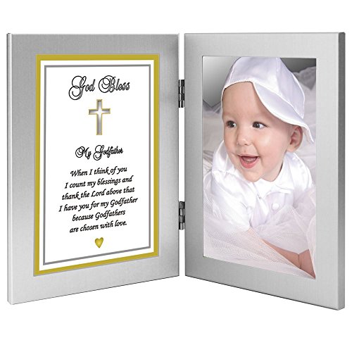 Poetry Gifts Godfather Gift from Godson or Goddaughter for Baptism or Christening, Add Photo