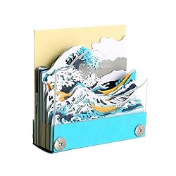 MACTANO 3D Art Memo Pad, Creative The Great Wave