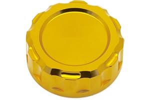 Hunter-Bike CNC Aluminum Brake Fluid Reservoir Cap Brake Oil Cover Replacement For Kawasaki Ninja 300 400 650 Z400 Z750 Z850 Z1000 ZX-6R ZX10R ZX-25R