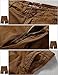 Match Men's Twill Comfort Cargo Short Without Belt #S3612 (Label Size 3XL/38 (US 36), Mud)