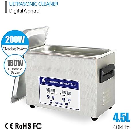 4.5L Professional Ultrasonic Cleaner Industrial/Commercial component/Home use// Auto Engine Parts/Auto/Moto parts/Car Accessories Cleaning /Hospital Medical equipment/Devices Cleaning
