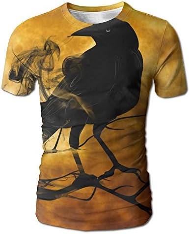 GDUTB17 Raven Short Sleeves T-shirt For Men
