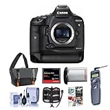 Canon EOS-1DX Mark II Digital SLR Camera - Bundle with 64GB Compact Flash Card, Camera Bag, LP-E19 Battery, Remote Shutter Trigger, Cleaning KIt, Memory Wallet, PC Software Package