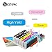 Sotek PGI-250 CLI-251 PGI-250XL CLI-251XL Ink Cartridges 12 Pack (2 Sets + 2 BK), Work for Pixma MX922 MG5520 MG5420 MG6320 MG7120 MX722 iP7220 iP8720 iX6820 Printers