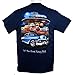 55-56 - 57 Chevy Bel Air Tri-Five T-Shirt 100% Cotton - Blue by Hot Rod Apparel
