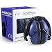 Pro For Sho 34dB Shooting Ear Protection - Special Designed Ear Muffs Lighter Weight & Maximum Hearing Protection - Standard Size, Dazzling Blue
