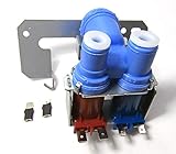 WR57X92 - REFRIGERATOR DUAL DOUBLE SOLENOID WATER INLET VALVE FOR FRIGS WITH ICE MAKER AND WATER DISPENSER FOR GE MODELS